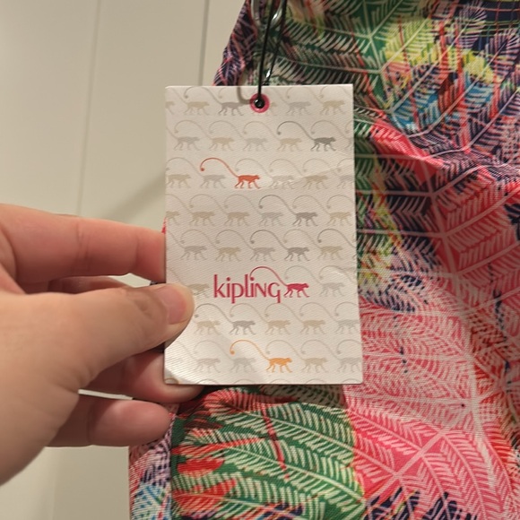 Kipling Bagsational HB6406 Large Shoulder Hobo Bag - Island Tropical Print - Picture 3 of 10